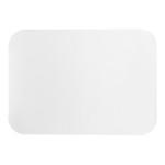 Choice Oblong Foil-Laminated Board Lid for 1.5 lb. Deep Foil Take-Out Container - 500/Case Choice Oblong Foil-Laminated Board Lid for 1.5 lb. Deep Foil Take-Out Container - 500/Case