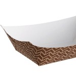Carnival King #50 1/2 lb. Cornerstone Paper Food Tray - 250/Pack Carnival King #50 1/2 lb. Cornerstone Paper Food Tray - 250/Pack