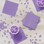 Creative Converting 139186154 Luscious Lavender Purple 2-Ply Beverage Napkin - 600/Case Creative Converting 139186154 Luscious Lavender Purple 2-Ply Beverage Napkin - 600/Case