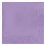 Creative Converting 139186154 Luscious Lavender Purple 2-Ply Beverage Napkin - 600/Case Creative Converting 139186154 Luscious Lavender Purple 2-Ply Beverage Napkin - 600/Case