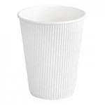Choice White Hot Paper Cup Travel Lid with Hinged Tab for 10-24 oz. Standard Cups and 8 oz. Squat Cups - 1,000/Case