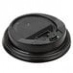 Choice White Hot Paper Cup Travel Lid with Hinged Tab for 10-24 oz. Standard Cups and 8 oz. Squat Cups - 1,000/Case