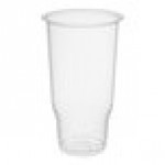 Choice Heavy Duty 32 oz. Pedestal Heavy Weight Clear PET Plastic Cold Cup - 50/Pack