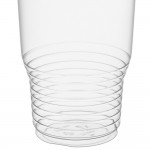Choice Heavy Duty 32 oz. Pedestal Heavy Weight Clear PET Plastic Cold Cup - 50/Pack