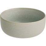 Acopa Pangea 16 oz. Ash Gray Matte Porcelain Bowl - Sample