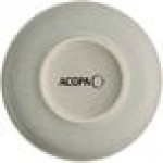 Acopa Pangea 16 oz. Ash Gray Matte Porcelain Bowl - Sample