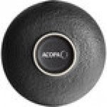 Acopa Heika 35 oz. Black Matte Textured Stoneware Bowl - Sample