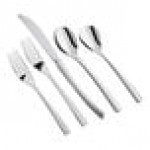 Acopa Lore 18/8 Stainless Steel Extra Heavy Weight Flatware 5-Piece Set - Sample Acopa Lore 18/8 Stainless Steel Extra Heavy Weight Flatware 5-Piece Set - Sample