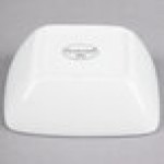 Libbey 911194433 Chef's Selection 5 oz. Aluma White Porcelain Square Bowl - 36/Case