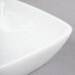 Libbey 911194433 Chef's Selection 5 oz. Aluma White Porcelain Square Bowl - 36/Case