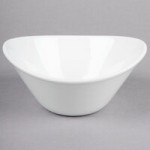 Libbey 911194433 Chef's Selection 5 oz. Aluma White Porcelain Square Bowl - 36/Case