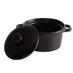 Acopa Keystone 8 oz. Caldera Stoneware Mini Casserole Dish with Lid - 24/Case Acopa Keystone 8 oz. Caldera Stoneware Mini Casserole Dish with Lid - 24/Case