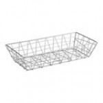 American Metalcraft ROB2613 Black Zorro Rectangular Basket - 13