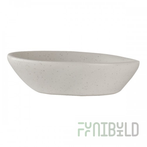 The Potter's Collection by Robert Gordon from Steelite International 2 oz. Shell Porcelain Oil Dish - 24/Case