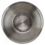 American Metalcraft RSC4 4 oz. Stainless Steel Round Ribbed Sauce Cup - 12/Case