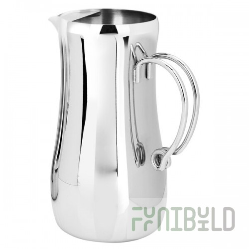 Eastern Tabletop 7430B Ballerina 64 oz. Brushed Stainless Steel Water Pitcher