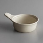 Libbey 950027745 Casablanca 12 oz. Cream White Medium Porcelain Shirred Egg Dish - 24/Case