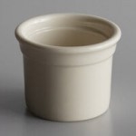 Libbey 950027745 Casablanca 12 oz. Cream White Medium Porcelain Shirred Egg Dish - 24/Case
