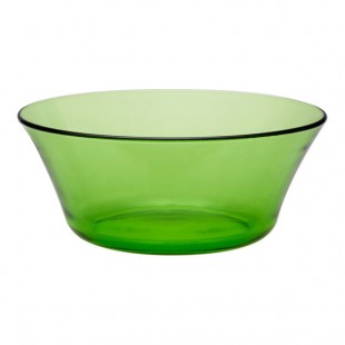 Duralex Lys 2.3 Qt. Green Glass Bowl - 12/Case