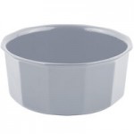 Bon Chef 3026 1 Qt. Pewter-Glo Cast Aluminum Tureen with Bail Handle