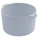 Bon Chef 3026 1 Qt. Pewter-Glo Cast Aluminum Tureen with Bail Handle