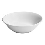 Ariane Prime 45.65 oz. Warm White Porcelain Nappie Bowl - 6/Case