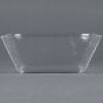 American Metalcraft CRGSQ117 228 oz. Square Clear Rain-Splashed Styrene Bowl American Metalcraft CRGSQ117 228 oz. Square Clear Rain-Splashed Styrene Bowl