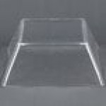 American Metalcraft CRGSQ117 228 oz. Square Clear Rain-Splashed Styrene Bowl American Metalcraft CRGSQ117 228 oz. Square Clear Rain-Splashed Styrene Bowl