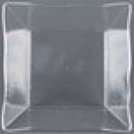 American Metalcraft CRGSQ117 228 oz. Square Clear Rain-Splashed Styrene Bowl American Metalcraft CRGSQ117 228 oz. Square Clear Rain-Splashed Styrene Bowl
