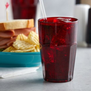 GET 9910-1-R Bahama 10 oz. Red Customizable SAN Plastic Tumbler - 72/Case GET 9910-1-R Bahama 10 oz. Red Customizable SAN Plastic Tumbler - 72/Case