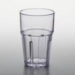 GET 9910-1-R Bahama 10 oz. Red Customizable SAN Plastic Tumbler - 72/Case