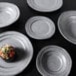 Elite Global Solutions M18BST-GSD Della Terra Melamine Stoneware 4.75 Qt. Granite Stone Design Irregular Round Serving Bowl Elite Global Solutions M18BST-GSD Della Terra Melamine Stoneware 4.75 Qt. Granite Stone Design Irregular Round Serving Bowl