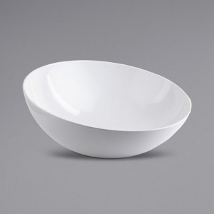 TableCraft 10185W Sierra Grande 15 Qt. White Round Melamine Serving Bowl TableCraft 10185W Sierra Grande 15 Qt. White Round Melamine Serving Bowl
