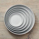 American Metalcraft MELR11 Endurance 86 oz. White Round Shallow Melamine Bowl