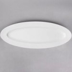 American Metalcraft MELR11 Endurance 86 oz. White Round Shallow Melamine Bowl