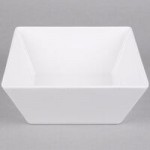 American Metalcraft AWMSQ73 Endurance 58 oz. Square Melamine Serving Bowl - Antique White