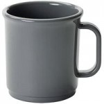 American Metalcraft CBL16ST Crave 16 oz. Storm Melamine Soup / Salad Bowl