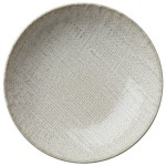 Luzerne Knit by Oneida 1880 Hospitality L6800000760 7 oz. Porcelain Deep Coupe Plate / Low Bowl - 48/Case