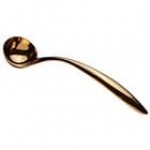 Bon Chef 9462GM 1 oz. Gold Matte Stainless Steel Serving Ladle with Hollow Cool Handle Bon Chef 9462GM 1 oz. Gold Matte Stainless Steel Serving Ladle with Hollow Cool Handle