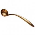 Bon Chef 9462GM 1 oz. Gold Matte Stainless Steel Serving Ladle with Hollow Cool Handle Bon Chef 9462GM 1 oz. Gold Matte Stainless Steel Serving Ladle with Hollow Cool Handle