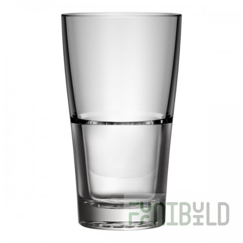 Libbey Dahlia 16 oz. Customizable Stackable Beverage Glass - 12/Case