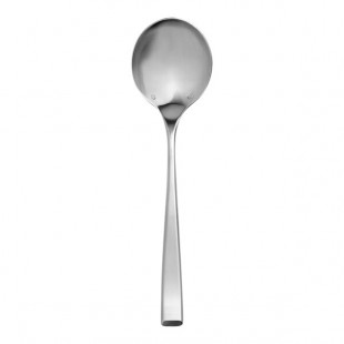 Chef & Sommelier Harper Satin 7 1/8'' 18/10 Stainless Steel Extra Heavy Weight Soup Spoon by Arc Cardinal - 36/Case Chef & Sommelier Harper Satin 7 1/8'' 18/10 Stainless Steel Extra Heavy Weight Soup Spoon by Arc Cardinal - 36/Case