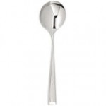 Chef & Sommelier Harper Satin 7 1/8'' 18/10 Stainless Steel Extra Heavy Weight Soup Spoon by Arc Cardinal - 36/Case Chef & Sommelier Harper Satin 7 1/8'' 18/10 Stainless Steel Extra Heavy Weight Soup Spoon by Arc Cardinal - 36/Case