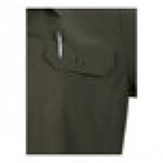 Mercer Culinary Metro Edge Unisex Olive Short Sleeve Brewer / Work Shirt - 2XL Mercer Culinary Metro Edge Unisex Olive Short Sleeve Brewer / Work Shirt - 2XL