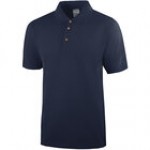 National Patrol by Henry Segal Unisex Customizable Black Short Sleeve Pique Polo Shirt with Wood Buttons - Cotton / Poly Blend - L National Patrol by Henry Segal Unisex Customizable Black Short Sleeve Pique Polo Shirt with Wood Buttons - Cotton / Poly Blend - L
