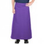 Intedge Purple Poly-Cotton Bistro Apron with 2 Pockets - 38 Intedge Purple Poly-Cotton Bistro Apron with 2 Pockets - 38