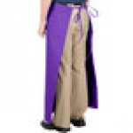 Intedge Purple Poly-Cotton Bistro Apron with 2 Pockets - 38 Intedge Purple Poly-Cotton Bistro Apron with 2 Pockets - 38
