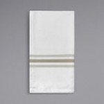 Oxford Super Blend Blue 100% Spun Polyester Bistro Striped Cloth Napkins 18 Oxford Super Blend Blue 100% Spun Polyester Bistro Striped Cloth Napkins 18