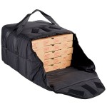 Vesture NextPhase Black Insulated Pizza Delivery Bag with Bio-PCM Technology, 18