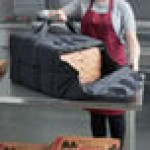 Vesture NextPhase Black Insulated Pizza Delivery Bag with Bio-PCM Technology, 18